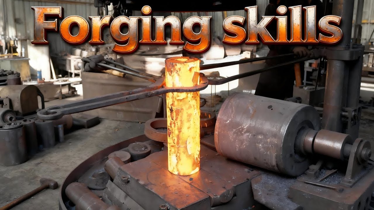 Inside the forging factory tour Forging Red-Hot Steel #forging #ironsmith #process #factory #craft