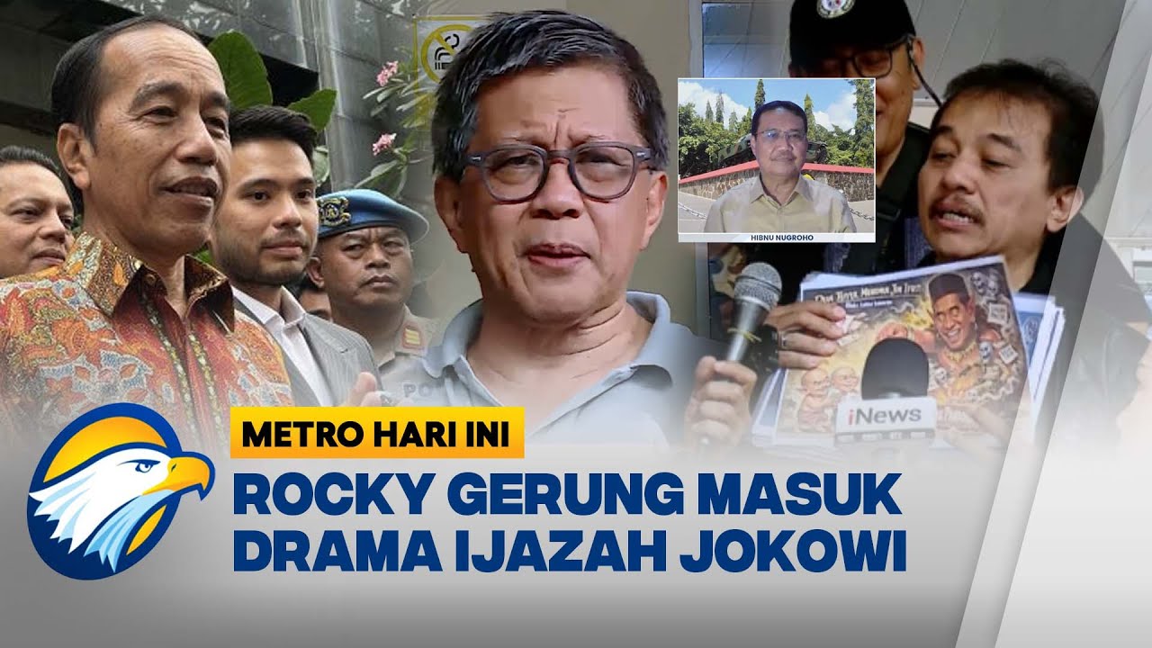 [FULL] KASUS IJAZAH JOKOWI, ROCKY GERUNG PASANG BADAN BUAT ROY SURYO CS