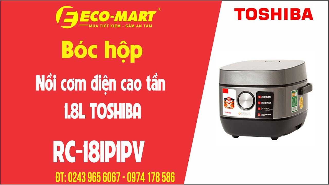 Nồi cơm điện cao tần 1.8L TOSHIBA RC-18IP1PV