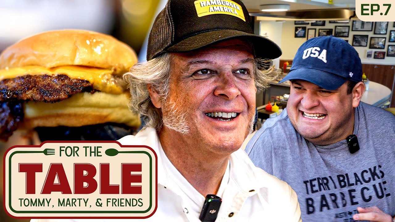 BEST NYC BURGER at George Motz's Hamburger America (Glenny Balls Returns!) | For The Table Ep. 7