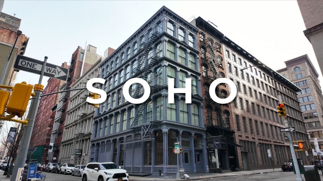 [4K] Morning SoHo, Manhattan: New York City Walking Tour