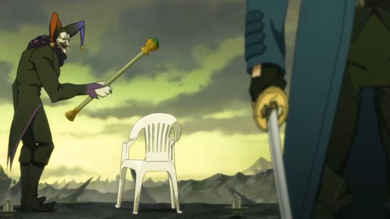 THEY PUT THE VERGIL PLASTIC CHAIR IN THE DMC ANIME!