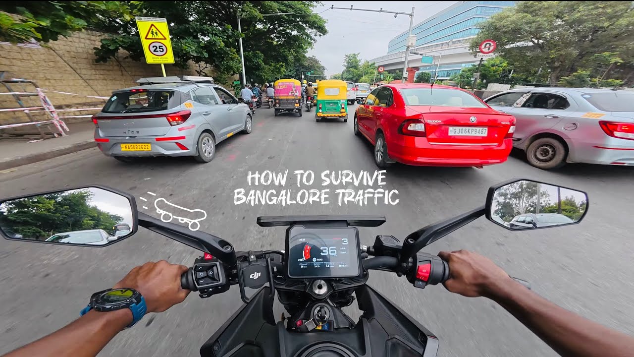 How to Survive Bangalore Traffic on a Duke 250 | 4K POV
