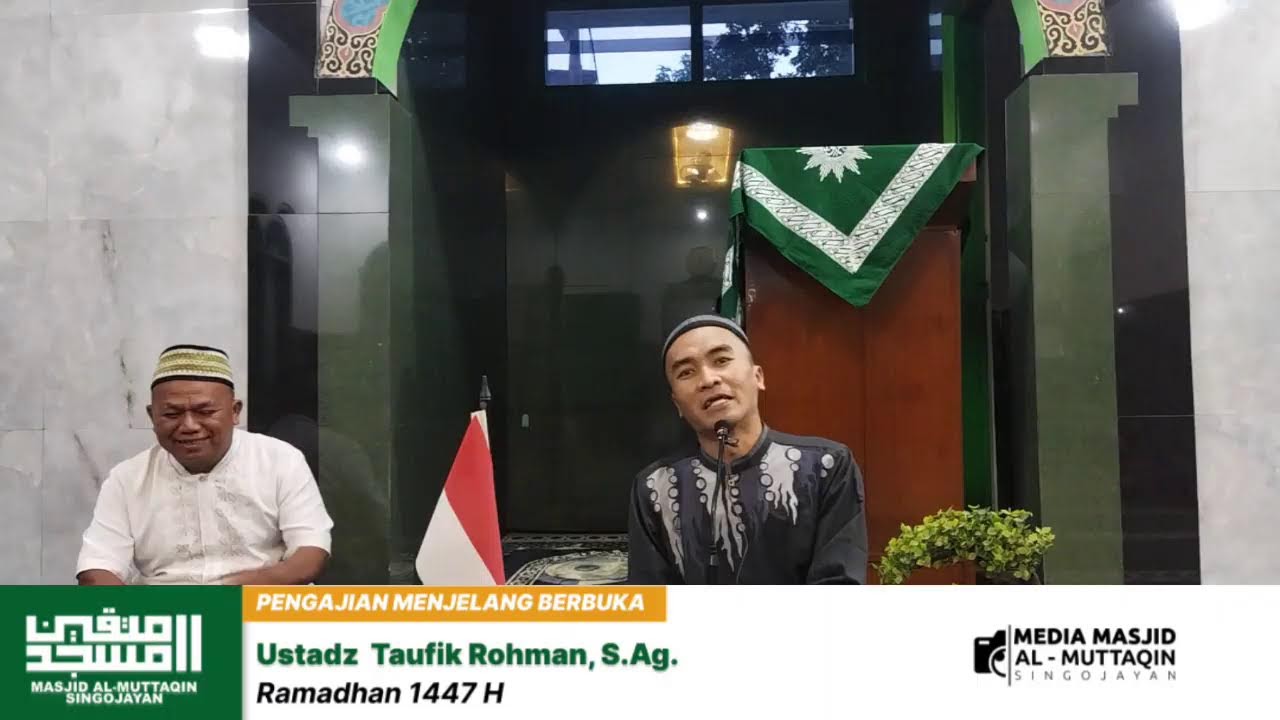 Pengajian Menjelang Berbuka Masjid Al Muttaqin Singojayan