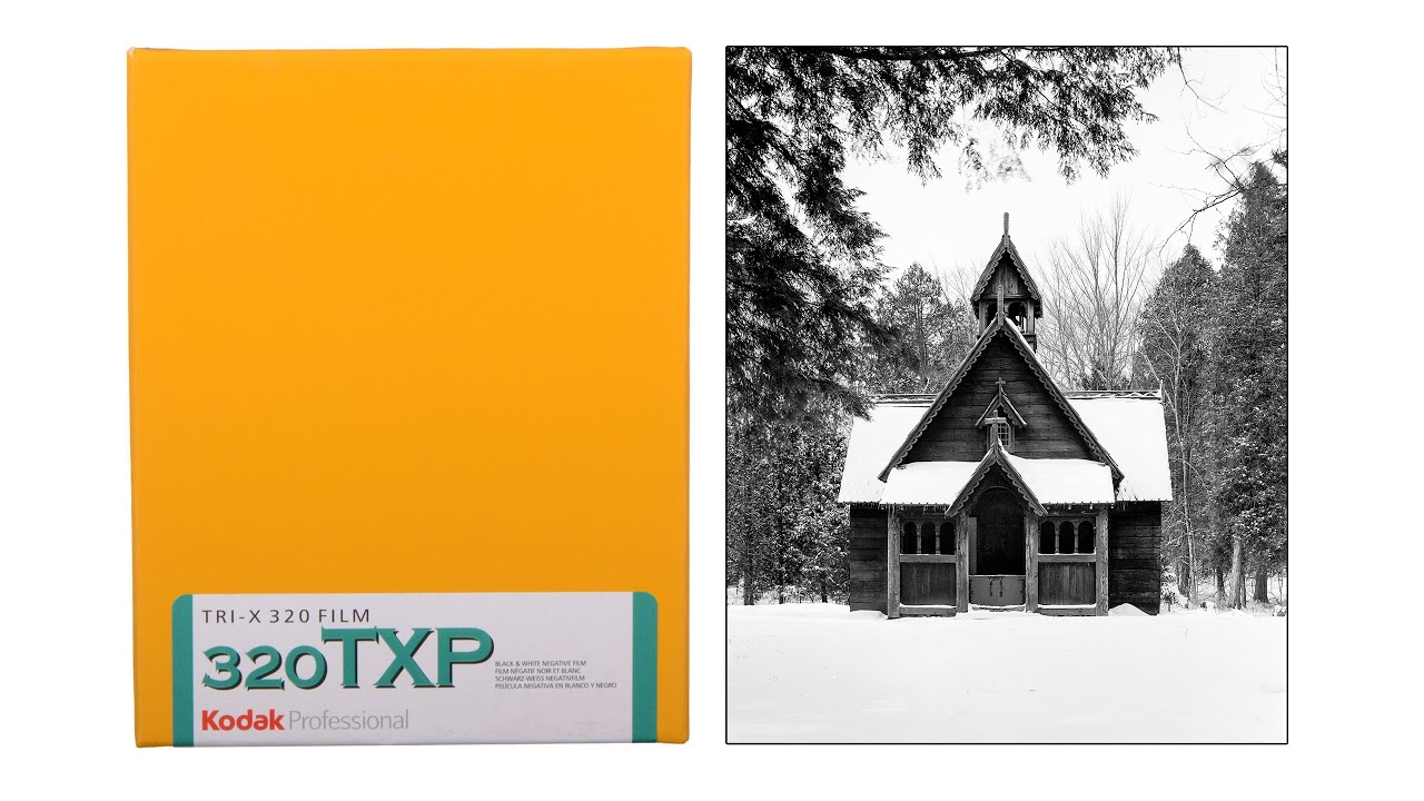 Kodak Tri-x Black And White Film - 4x5 Large Format Photography