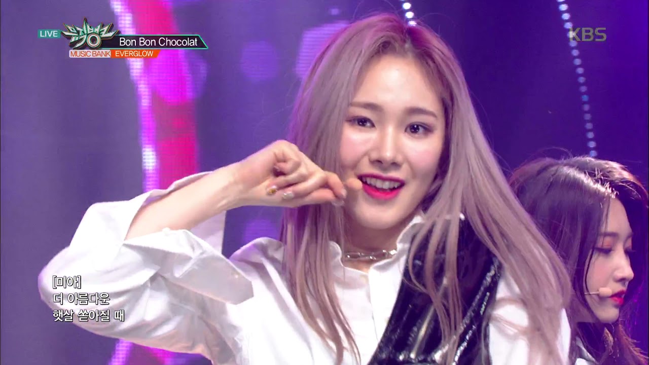 Bon Bon Chocolat - EVERGLOW (에버글로우) [뮤직뱅크 Music Bank] 20190329