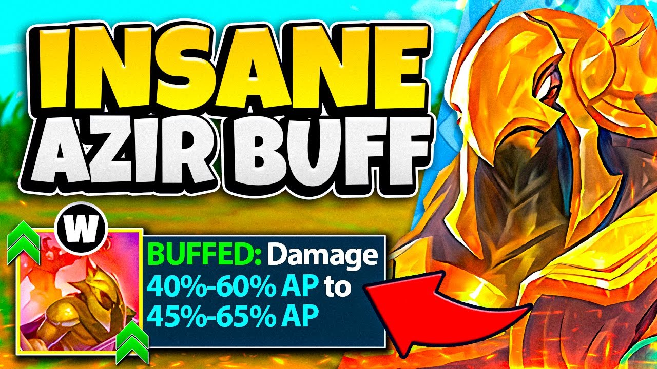RIOT JUST BROKE AZIR WITH THIS BUFF... (MORE SOLDIER DAMAGE)