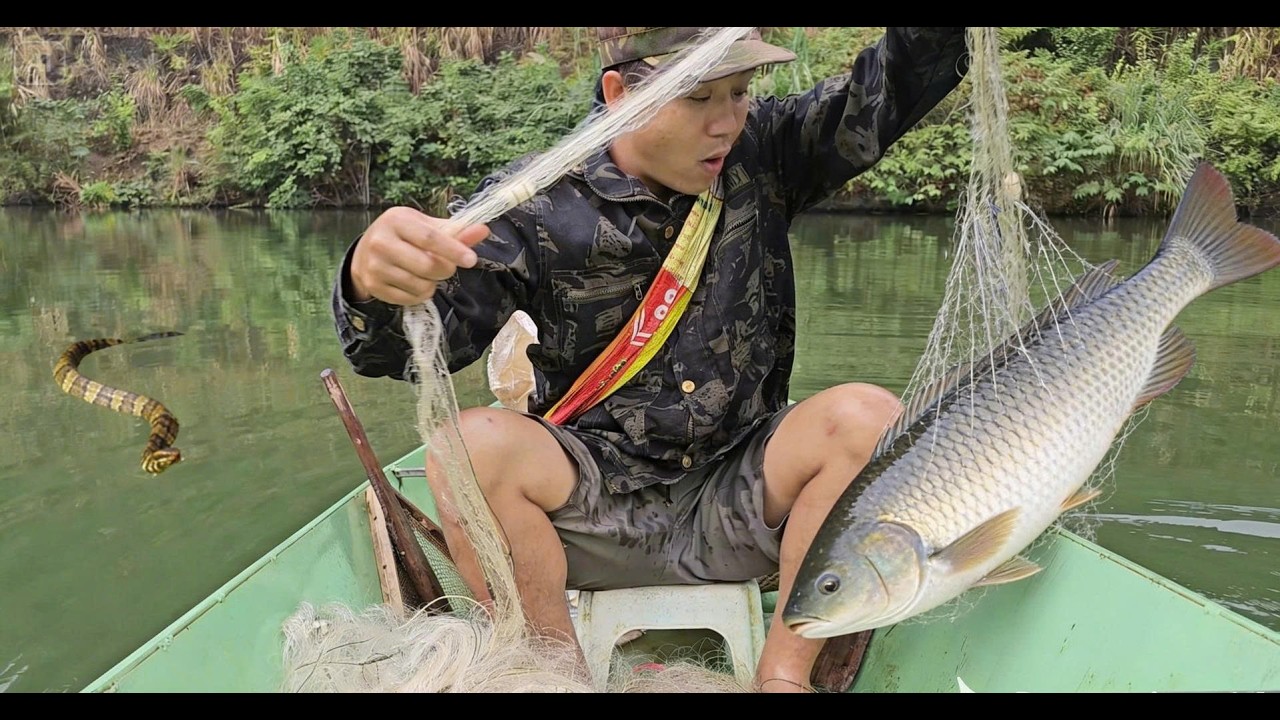 Fortunately, CEO Long caught a large school of fish for his wife to sell.