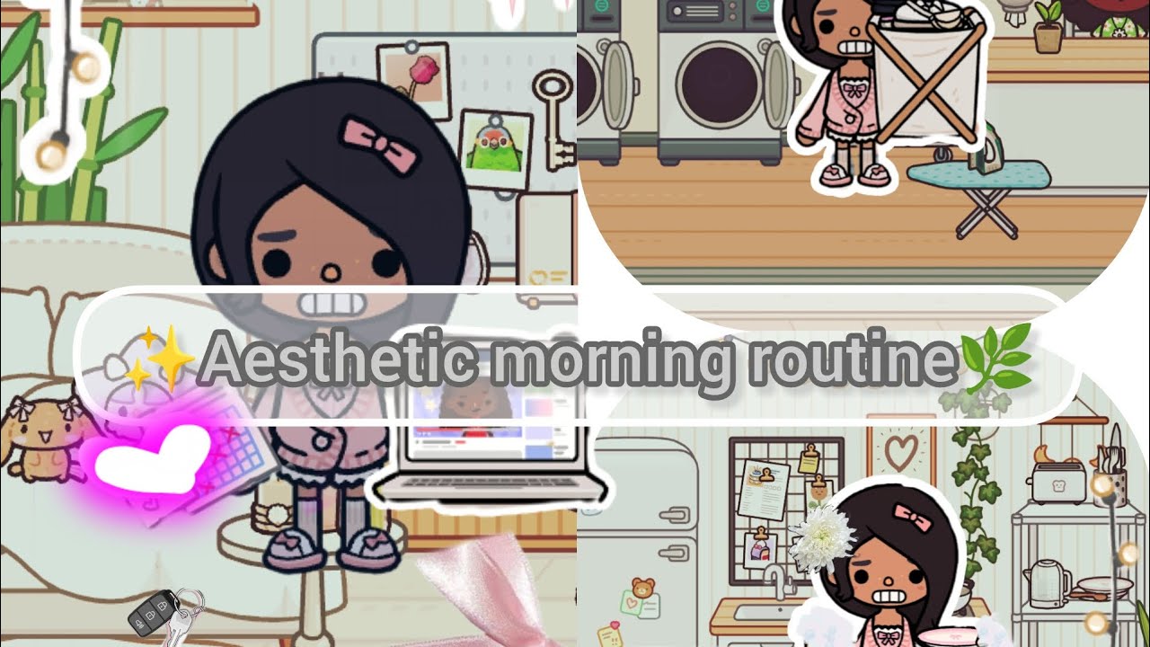 Aesthetic morning routine #with voice #long #cute #aesthetic 
