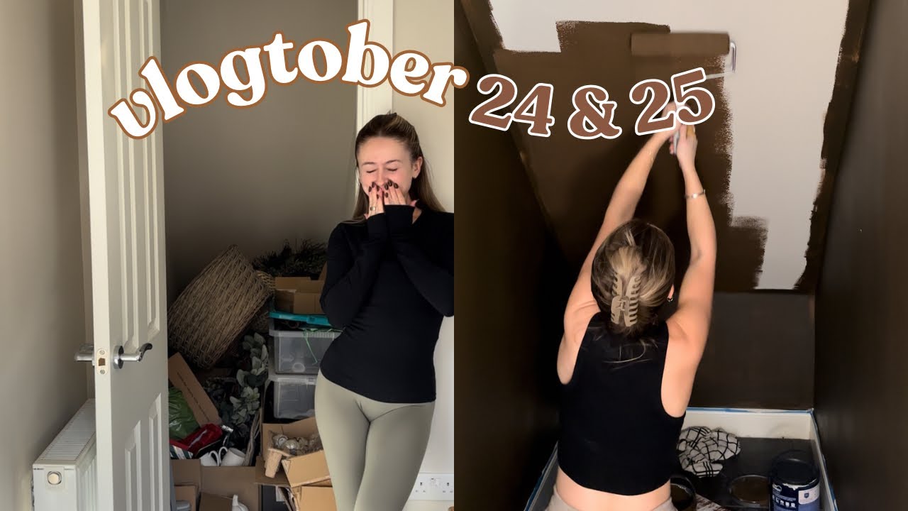 VLOGTOBER 24 и 25 | Проект кладовой!!! Превращаем наш кухонный шкаф в кладовую моей мечты