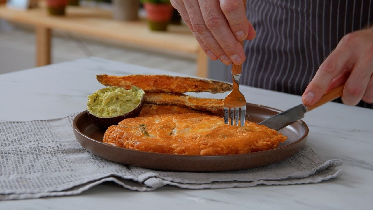 Your New Favorite Dinner: Tender Chicken In A Crispy Coating With A Side Of Sweet Potato Fries