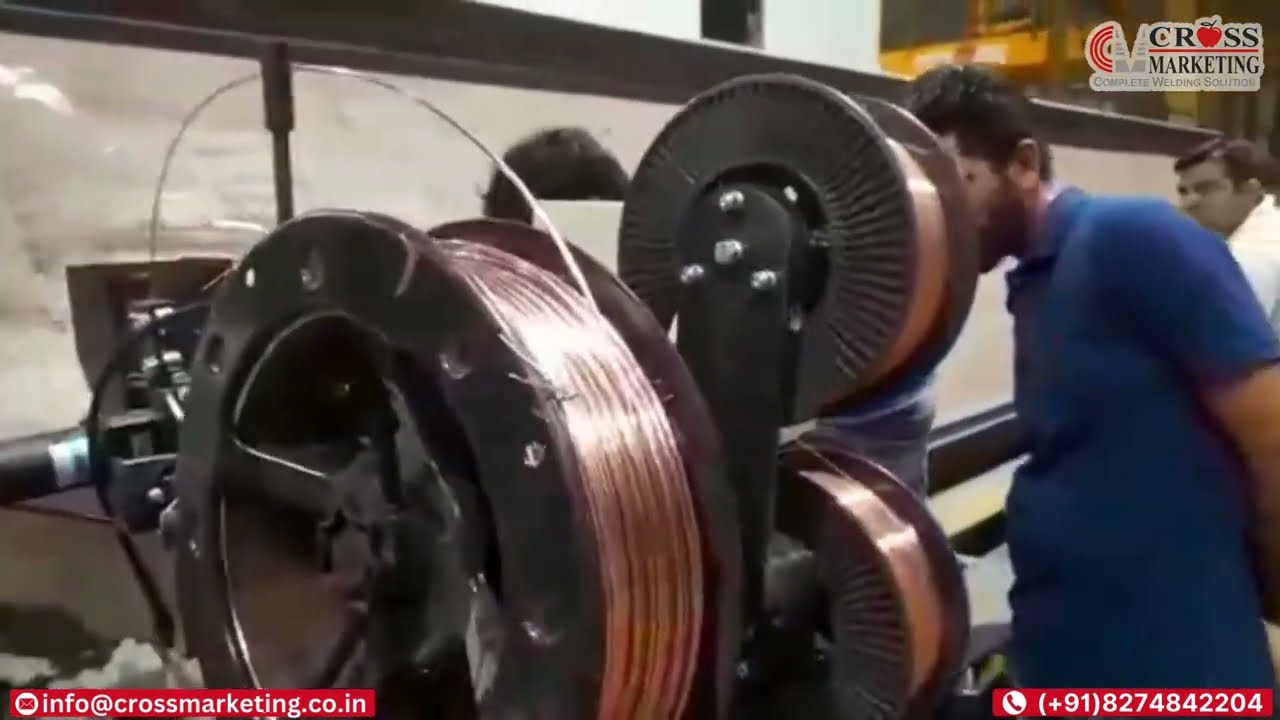 Triple SAW Wire; Composite SAW Welding Machine; Kaiyuan; Onsite Job Video; Phone-: +91-9038320189