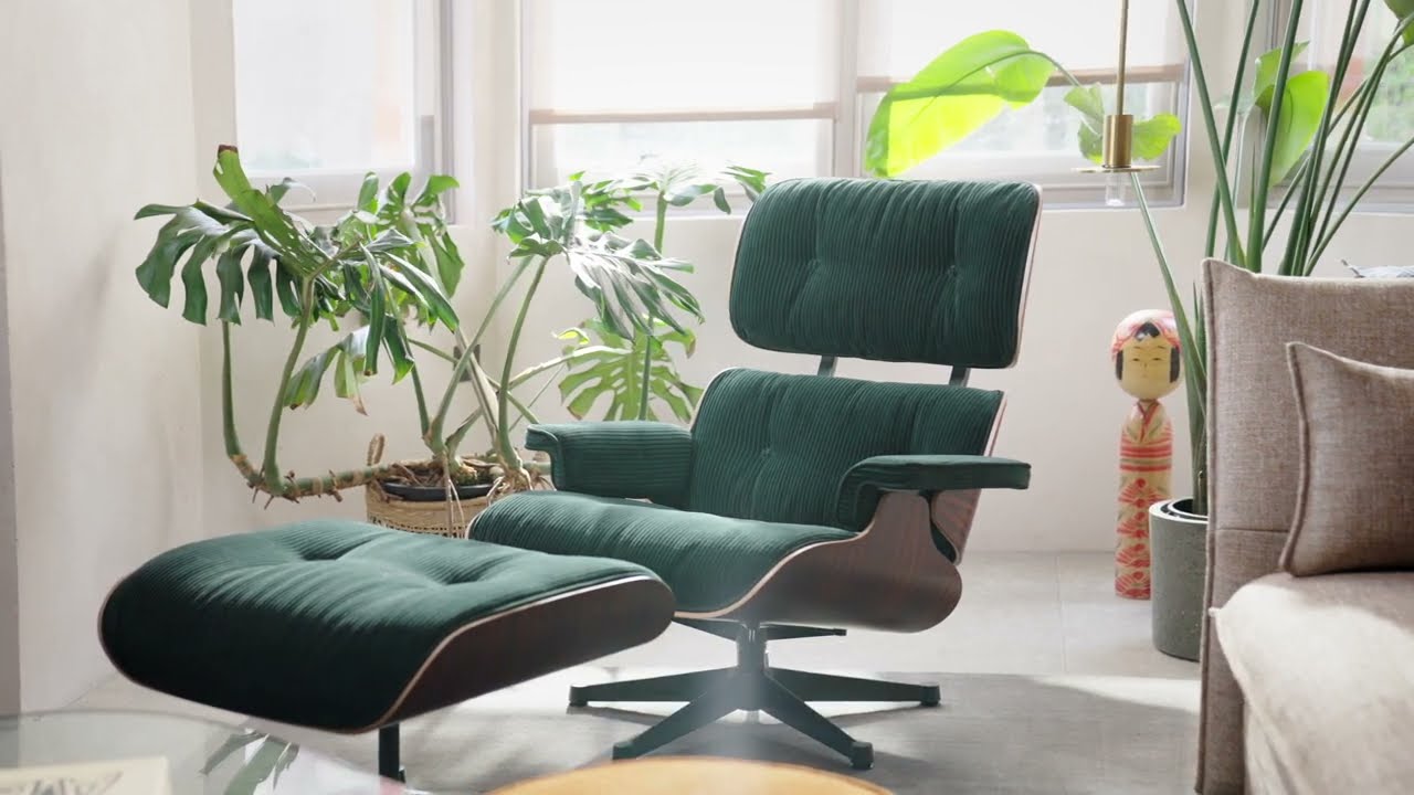 Vitra | Home Stories for Winter 2023 | In gr&uuml;n: Lounge Chair (Phlox) | smow