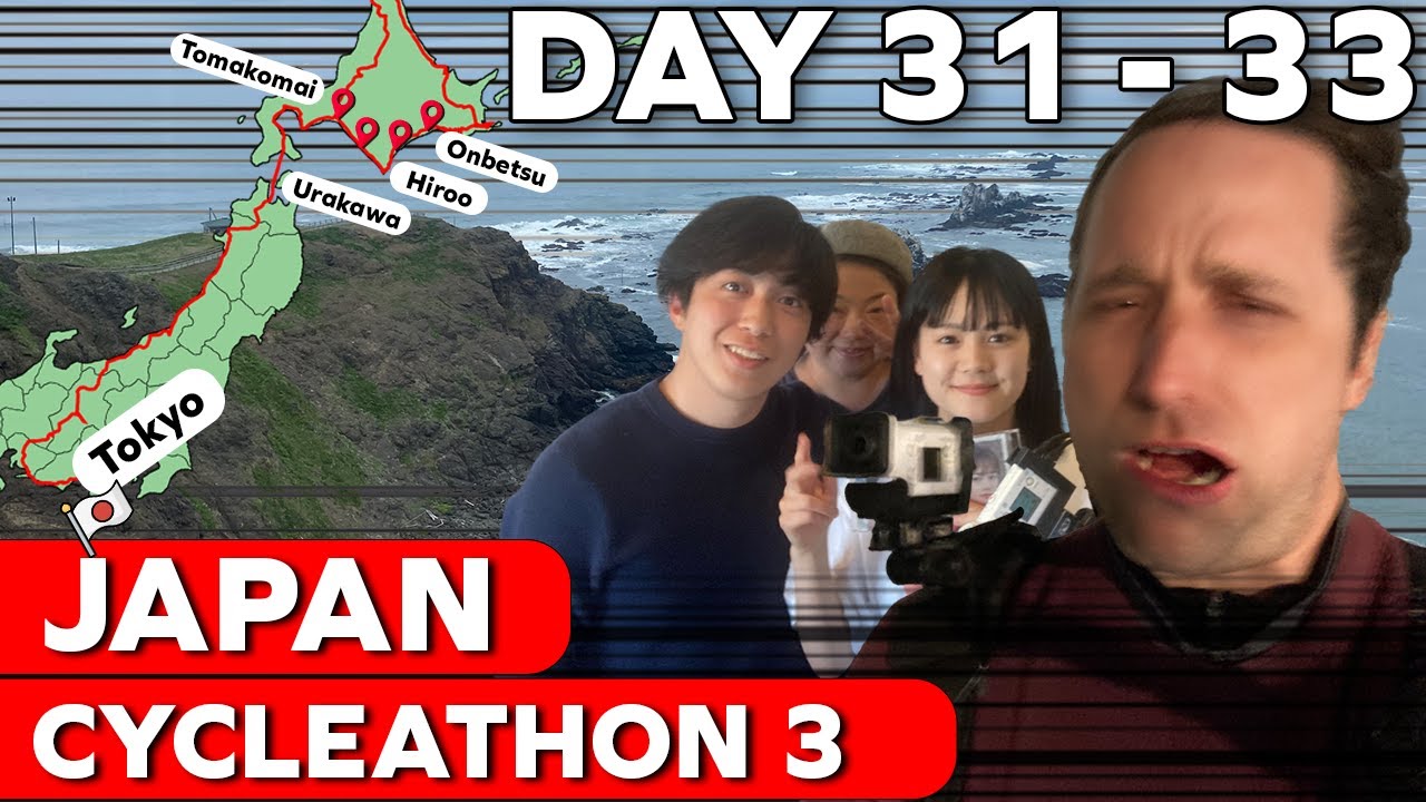 CYCLEATHON Ⅲ - Day 31-33: 323.33 km from Onbetsu to Tomakomai