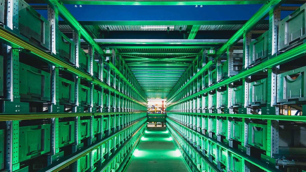 Fb Compact Warehouse by Fb Industry Automation at NAGEL Maschinen- & Werkzeugfabrik GmbH in Germany.