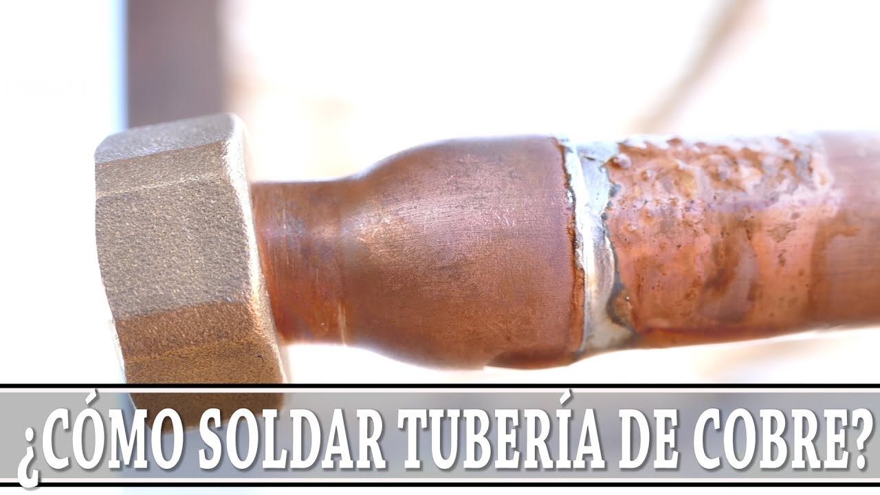 ¿Cómo SOLDAR TUBERÍA de COBRE? (con estaño y decapante) // Tito Compae