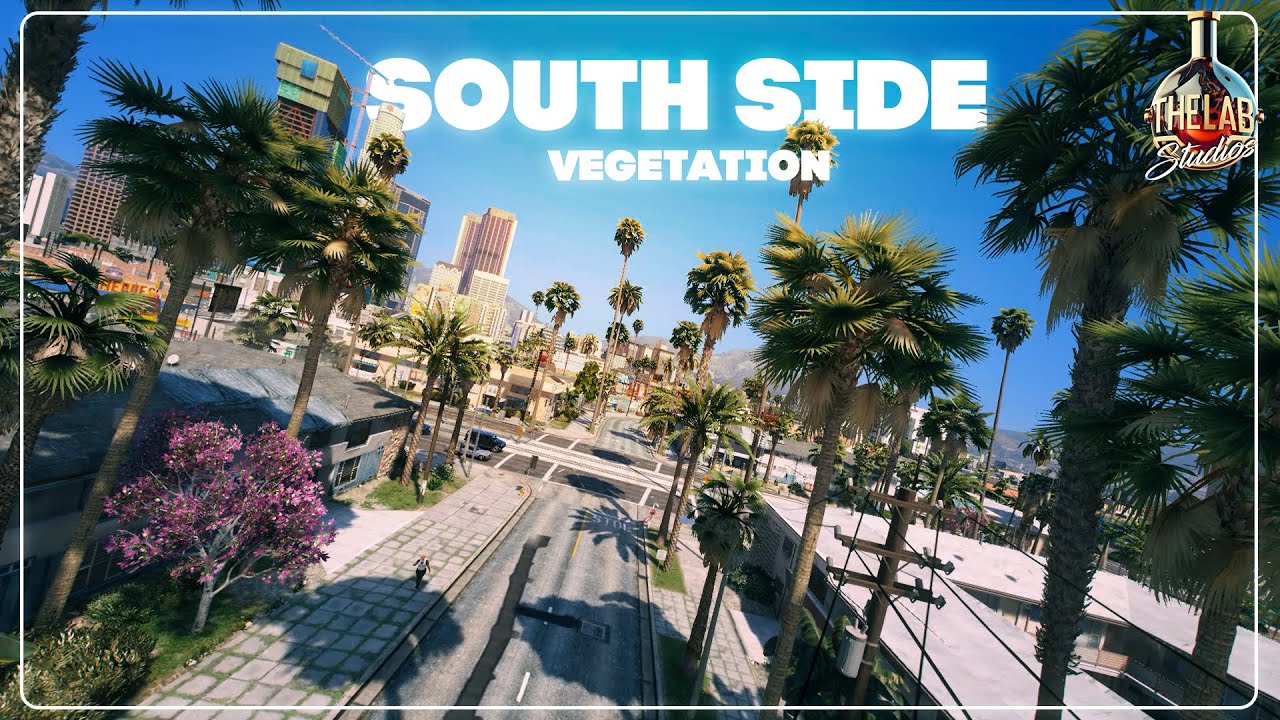 [🗽MODERN] FIVEM MAP - South Side vegetation🌴