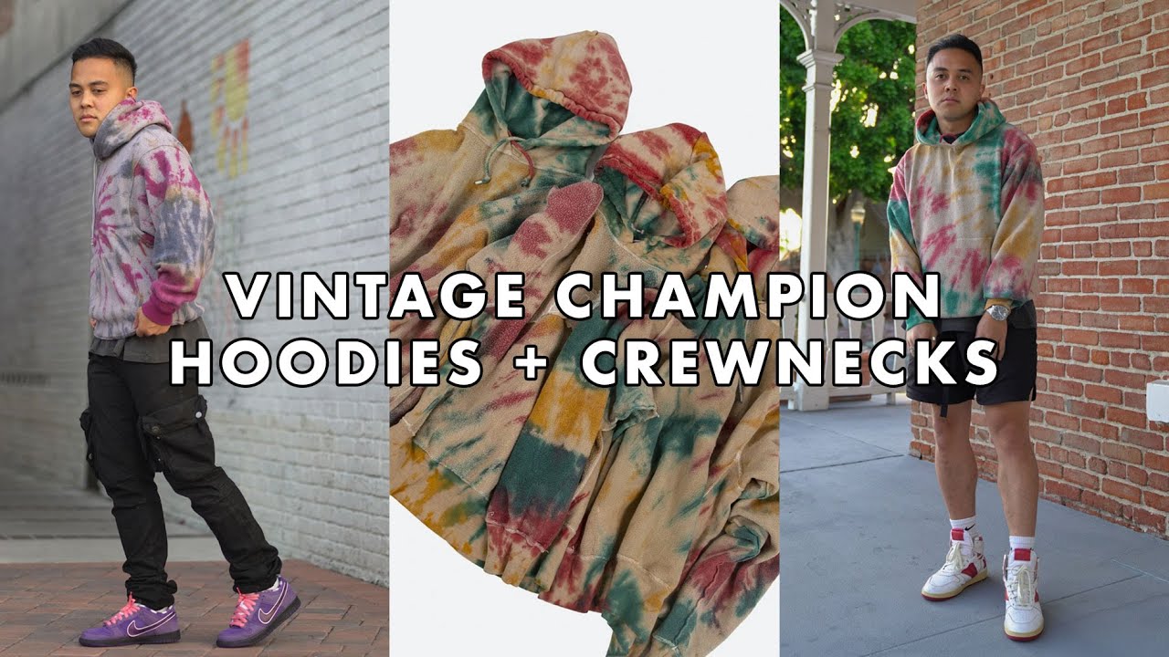 FIRST LOOK: VINTAGE CHAMPION HOODIES + CREWNECKS