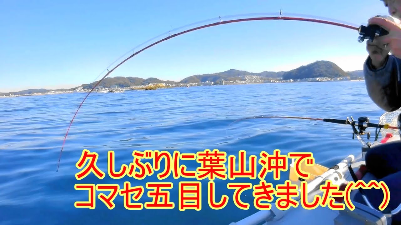 2馬力ゴムボート2020 12 15葉山コマセ五目