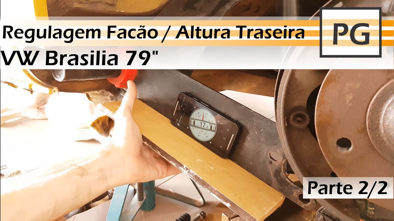 Regulagem Facão - Altura Traseira - VW Brasilia - Parte2/2 - [4K]
