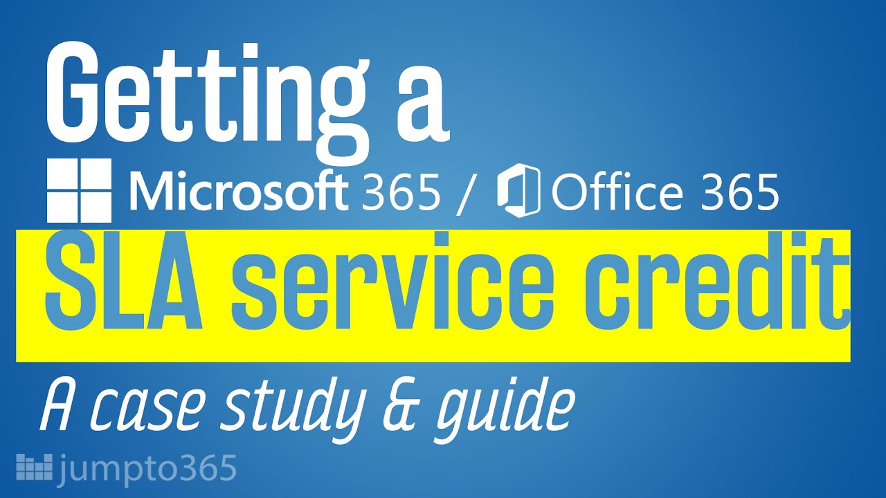 How to get a refund for Office 365 downtime