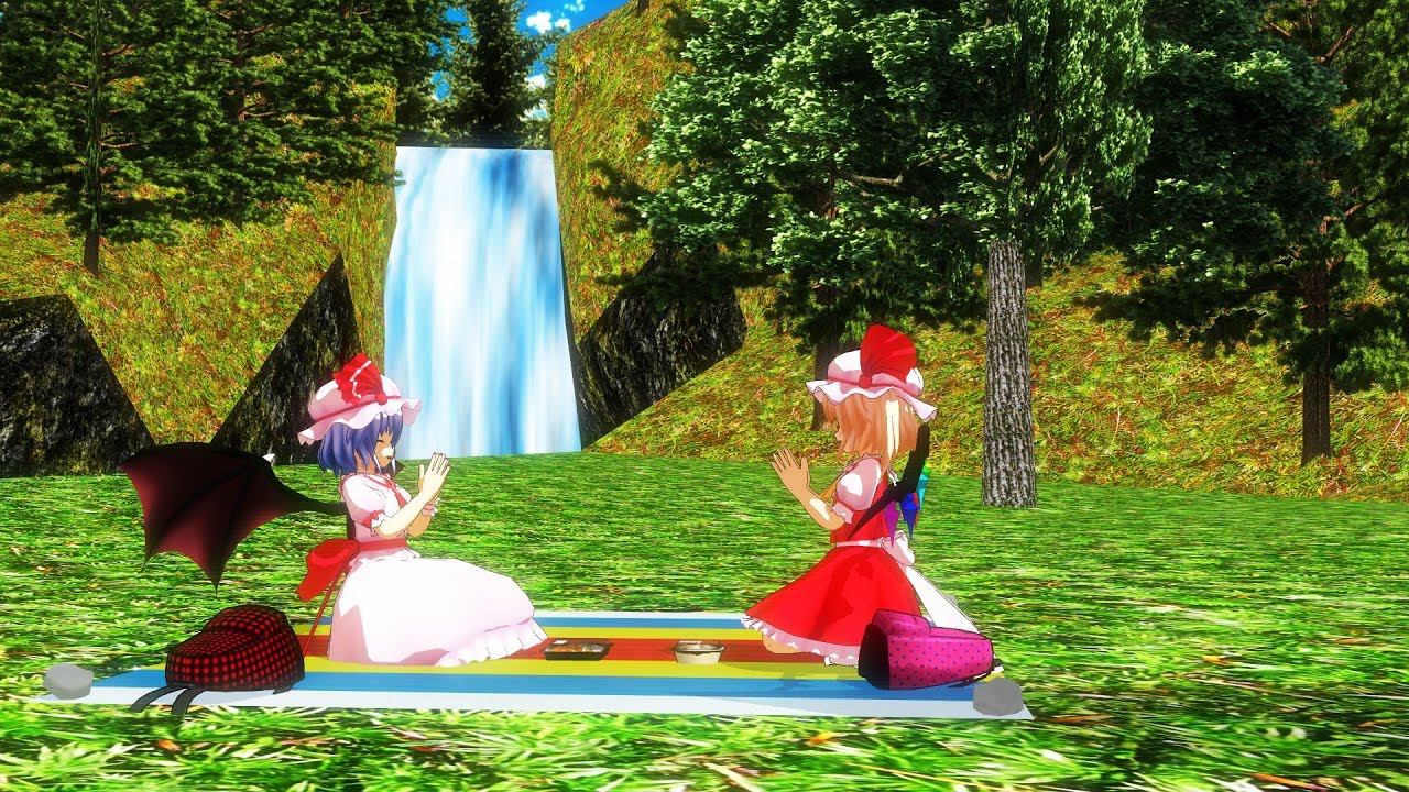【東方MMD紙芝居】仲良しハイキング（別世界）