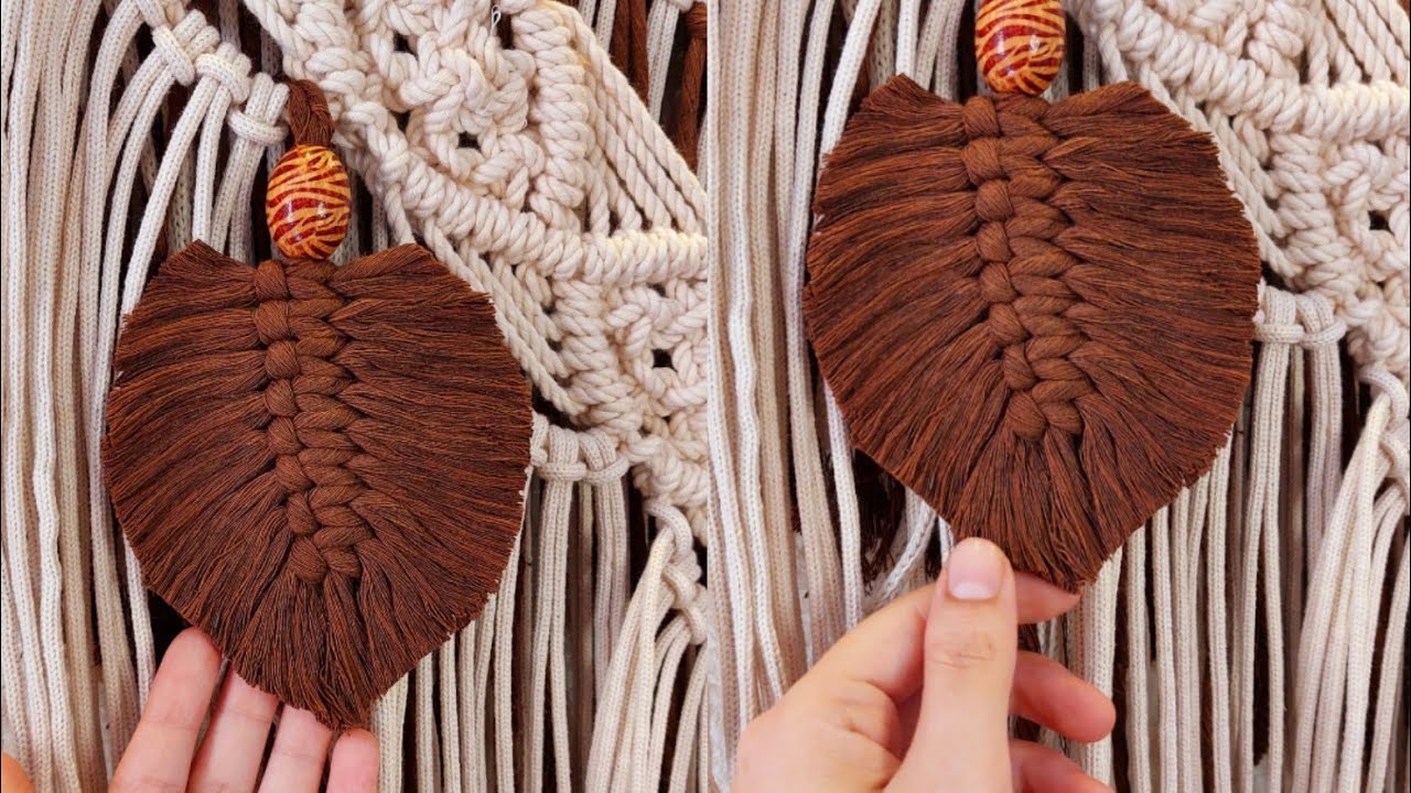طريقه الريشه بالاسطمبات/ ريشه مكرميه / macrame/ manal_elmawardy