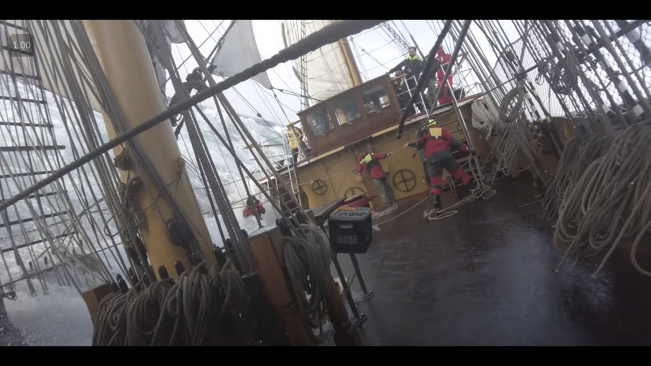 A Sailor's Dream: Battling Big Waves on Bark Europa's Journey from Antarctica to Cape Town