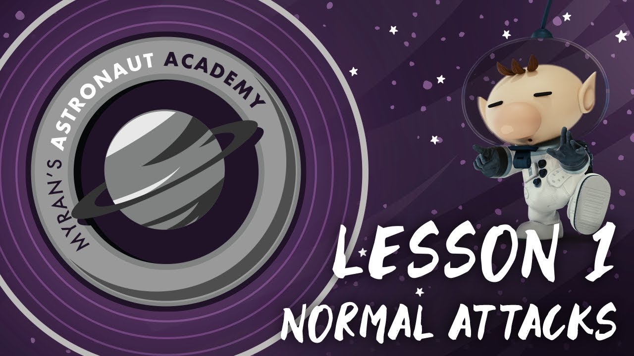 Astronaut Academy #1 Non Pikmin Attacks! (Olimar Guide)