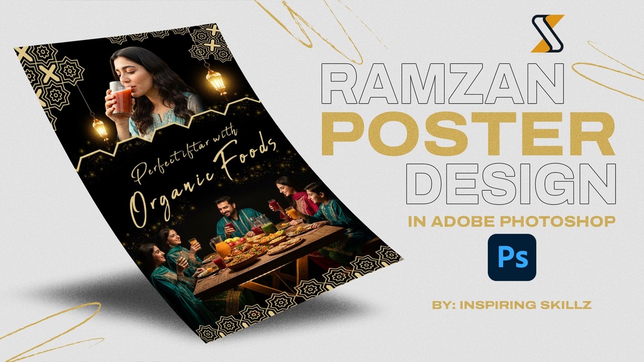 Ramzan Poster Design in Photoshop | Step-by-Step Tutorial