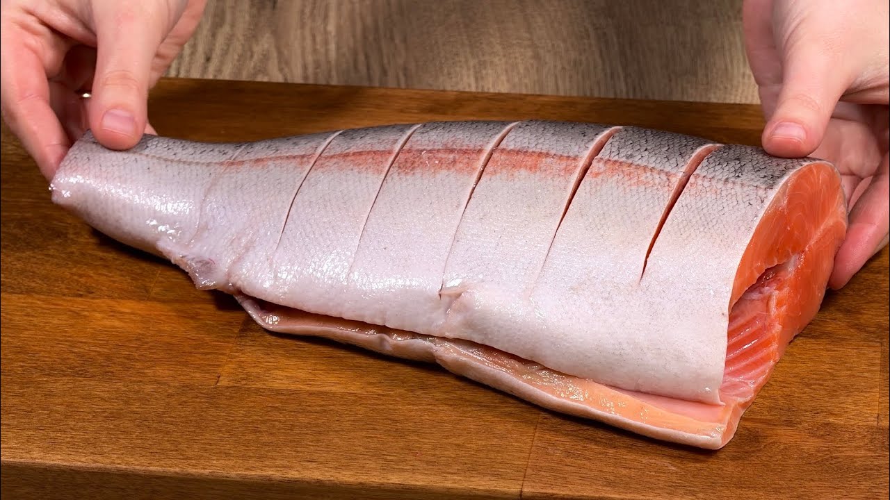 Ich brate nicht mehr Lachs! Diesen Trick habe ich von einem alten Fischer gelernt!