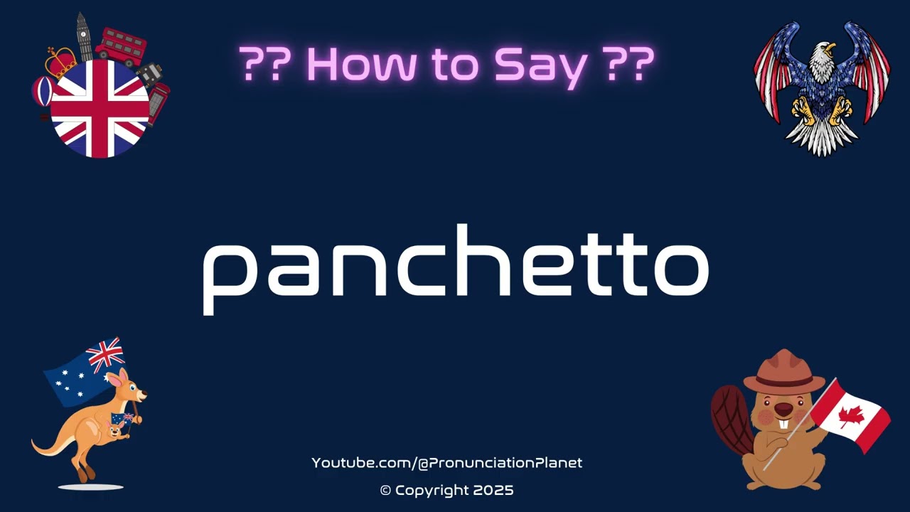 🍞🎶 How to Pronounce panchetto? (CORRECTLY) | Pronunciation Planet