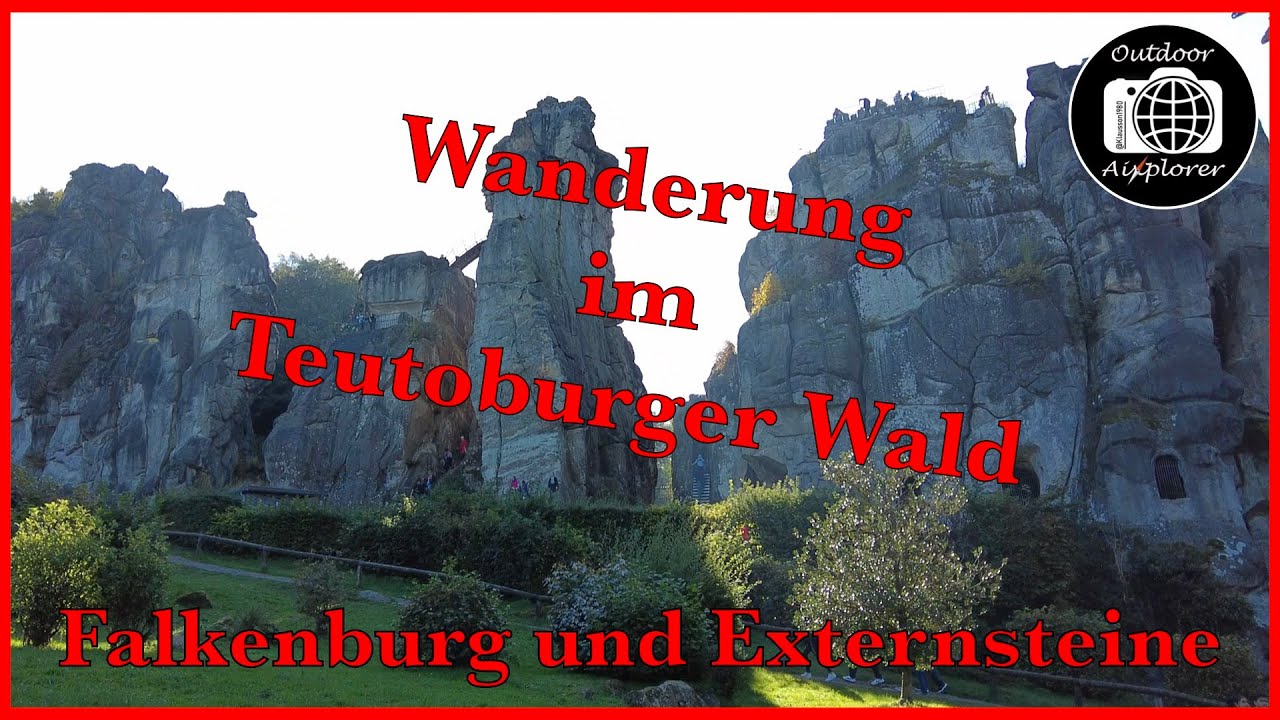 HIKING Wanderung im Teutoburger Wald, Falkenburg und Externsteine