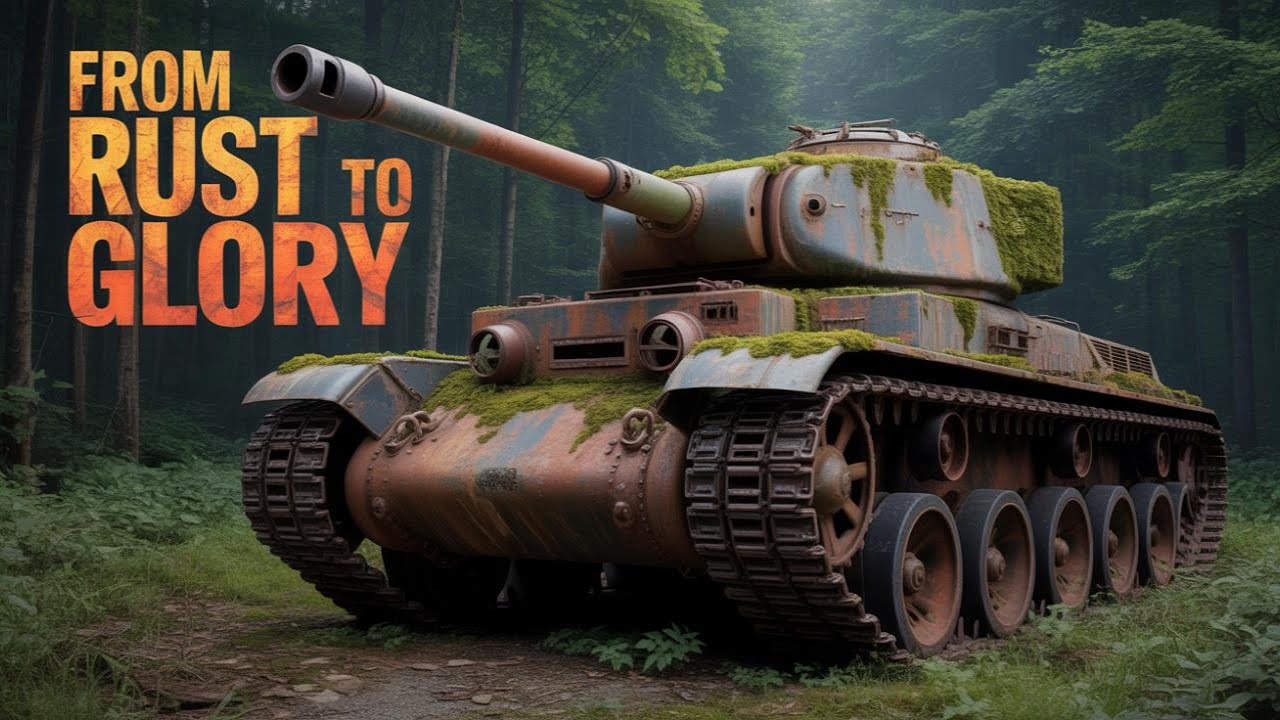 AI  Full Restoration ASMR | From Rusted Relic to Military Beast