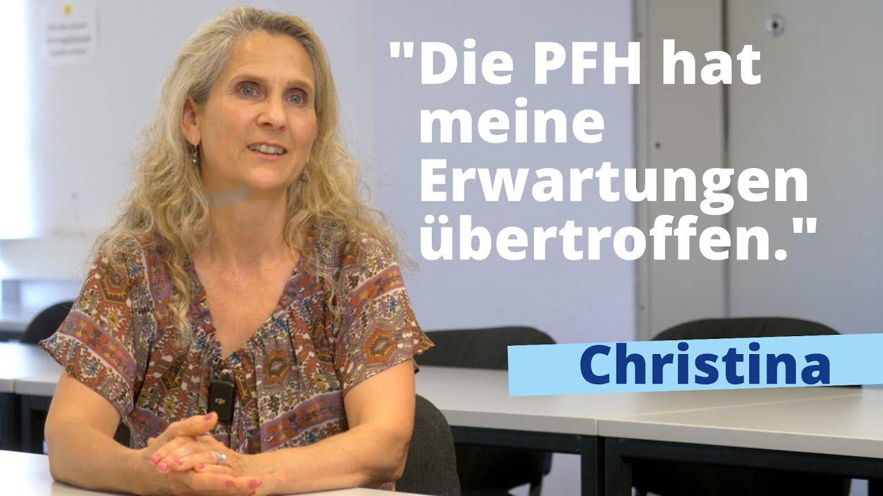 So läuft das Psychologie Fernstudium an der PFH ab: Christina