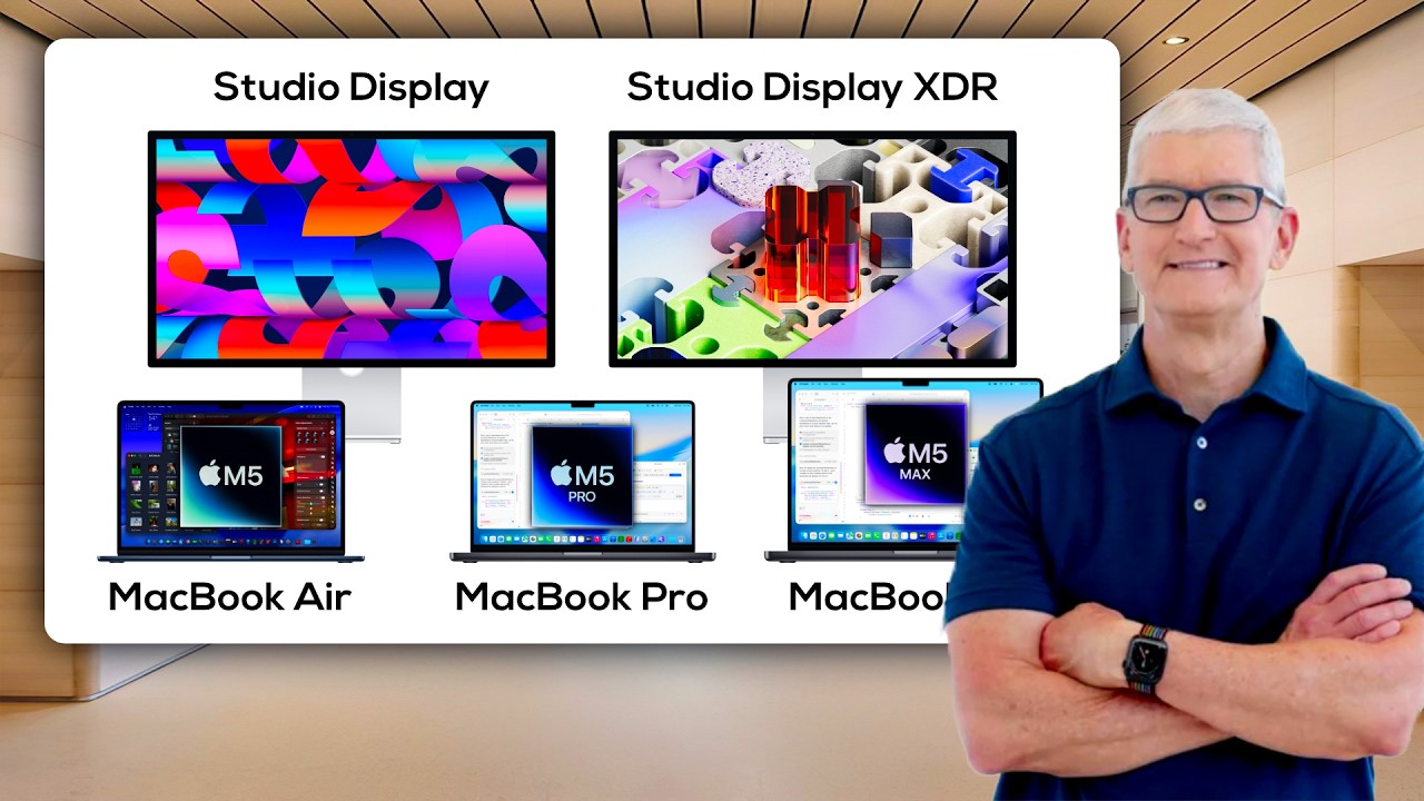 MacBook Air M5, MacBook Pro M5 Pro, Max y NUEVO Studio Display XDR 🔥 OFICIAL