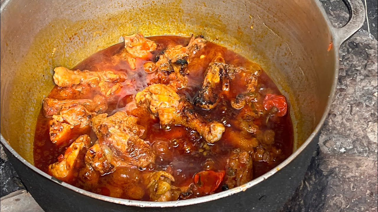 How to make fufu corn and khati khati.