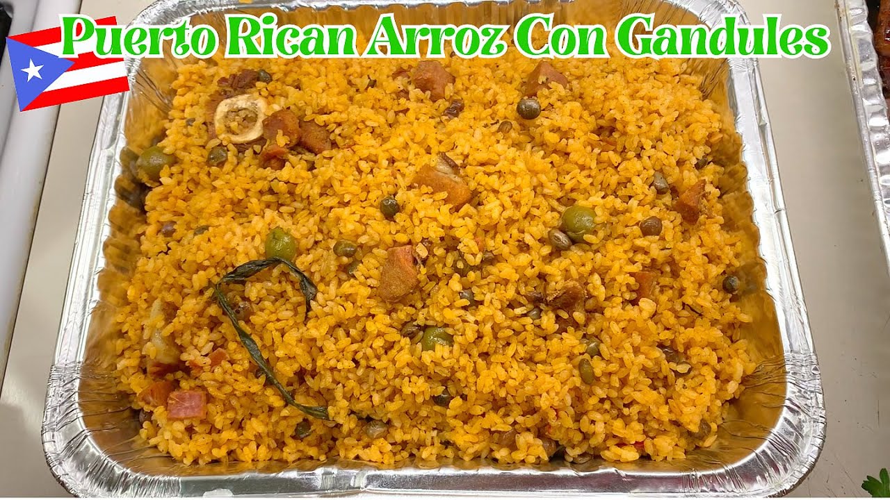 Boricua Classic: Arroz Con Gandules (Rice & Pigeon Peas)/ In English/ VERY Detailed