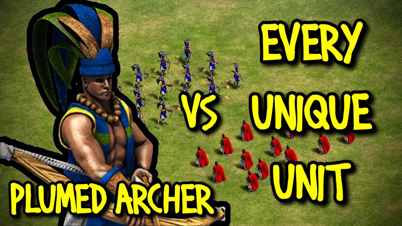 ELITE PLUMED ARCHER vs EVERY UNIQUE UNIT | AoE II: Definitive Edition