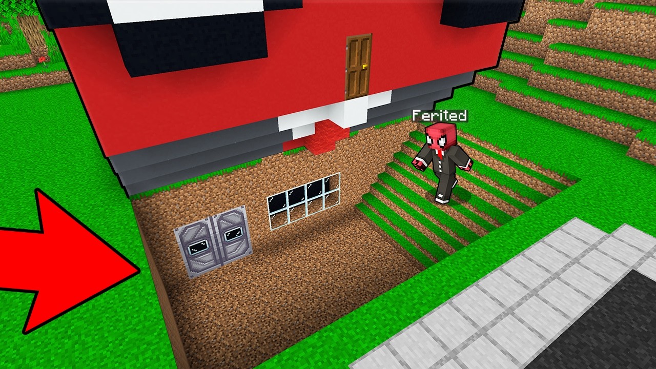 NEDEN EVİMİN ALTINA GİZLİ GEÇİT YAPTIM? - Minecraft