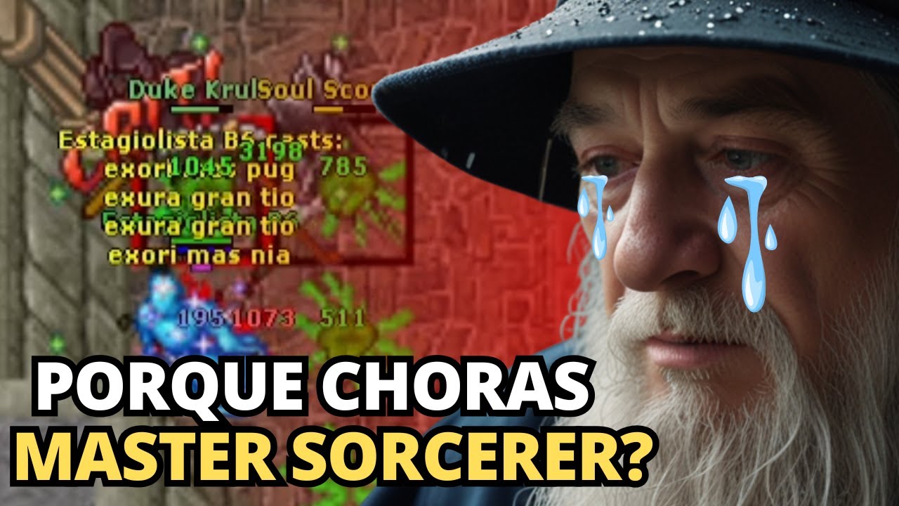 A CRIA&Ccedil;&Atilde;O DO MONGE ESCANCAROU UM PROBLEMA DO SORCERER DO TIBIA