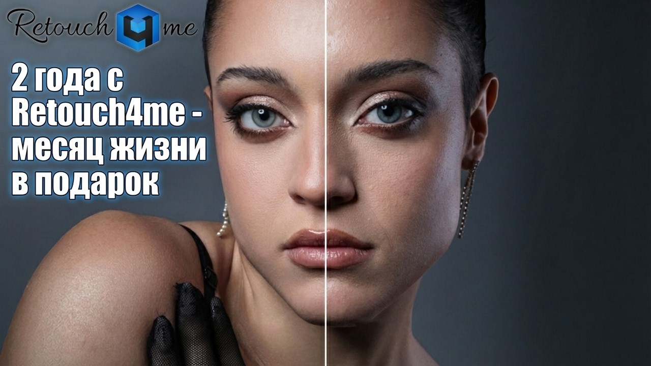 Два года с Retouch4me = Месяц жизни в подарок!