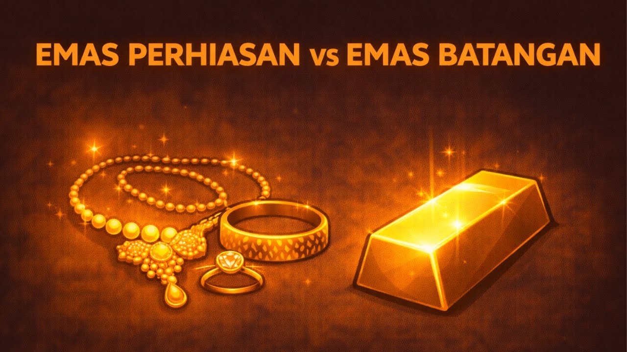 Emas Perhiasan atau Emas Batangan? Banyak Orang Salah Pilih !