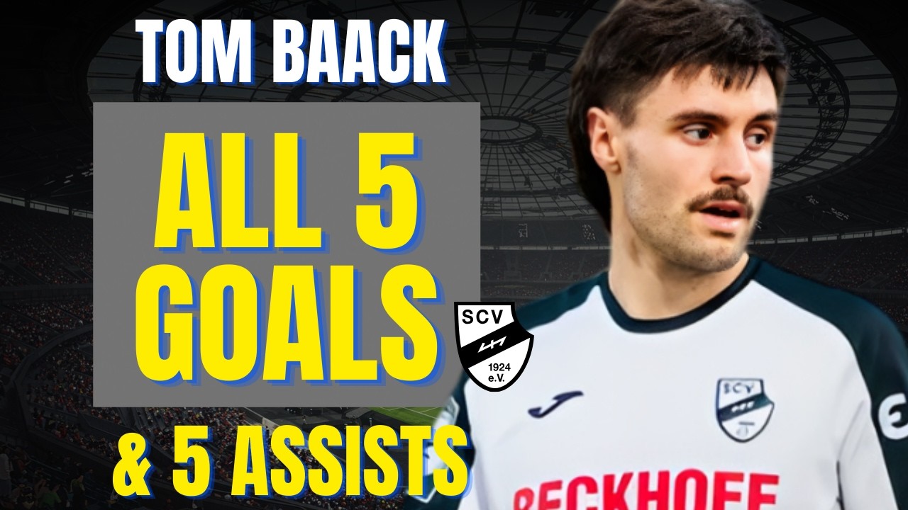 Tom Baack - ALL 5 GOALS FOR SC VERL | Skills & Highlights