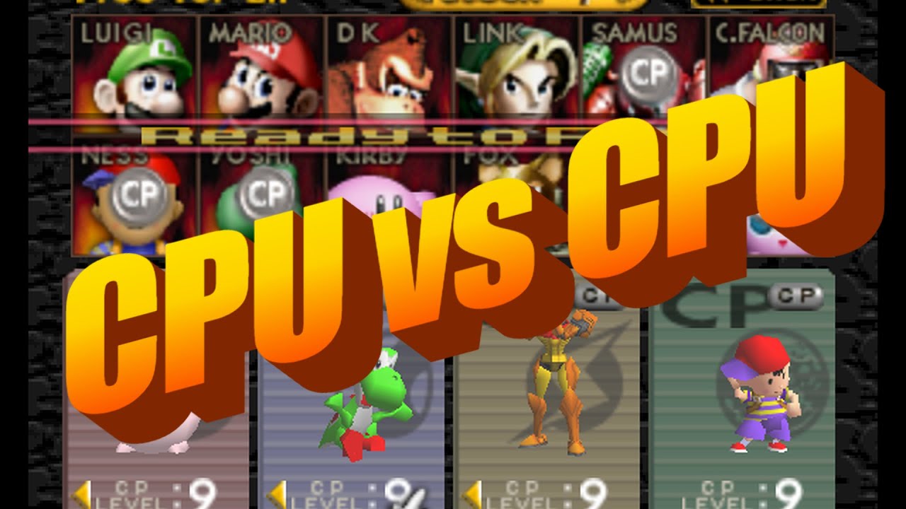 Super Smash Bros. - CPU vs CPU (Over 2 hours)