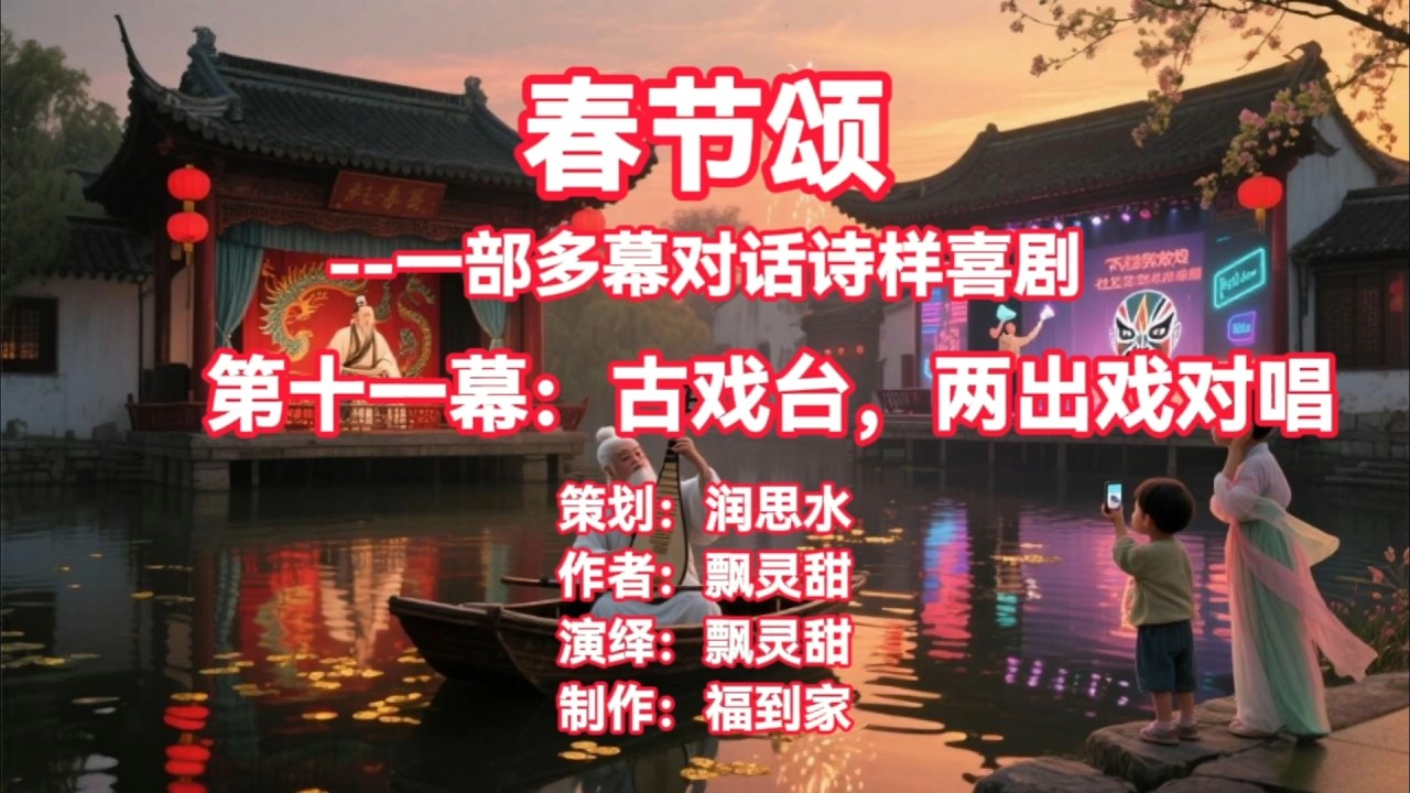 《春节颂》第十一幕 · 古戏台对唱：过去与现在同台｜诗性短剧 · 沉浸式声音演绎