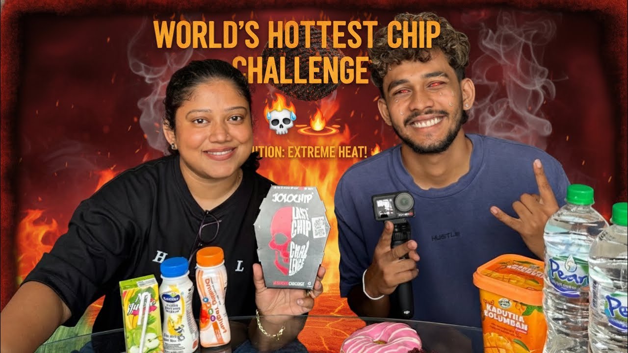 Jolochip Challenge 🥵🤯🔥සැරම සැර ( නැති🔥)Last Chip Challenge එක 