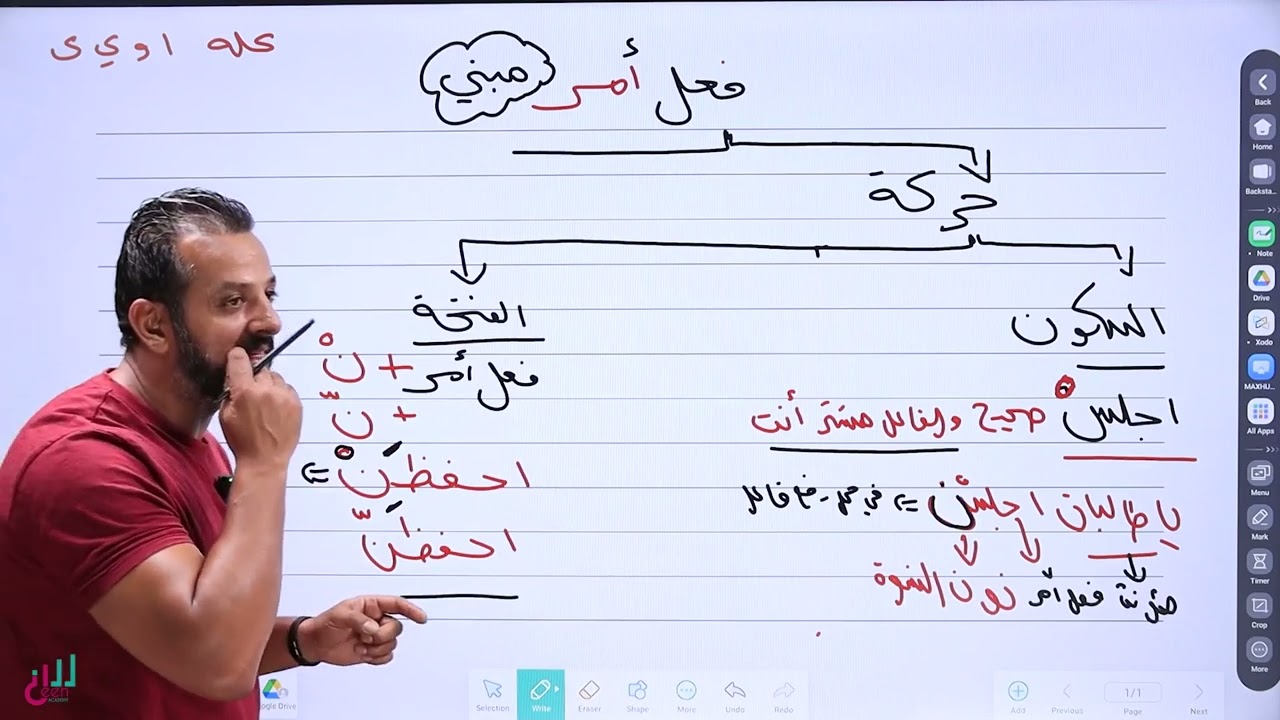 اسلوب الجزم في جواب الطلب (ج1)  - الوحدة الاولى - توجيهي 2008 مع الأستاذ ناصر الخوالدة