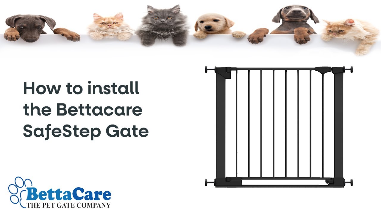 How to install the Bettacare SafeStep Pet Gate | Bettacare