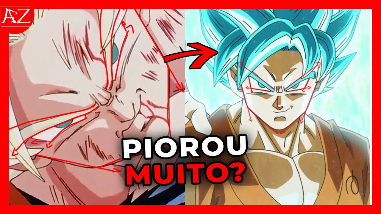 O AUGE E A QUEDA DA ARTE de Yamamuro em Dragon Ball